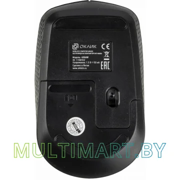 Мышь Oklick 486MW (черный/серый) картинка 7